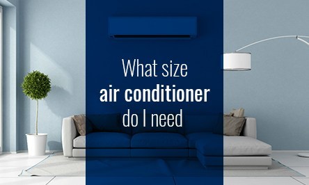 air conditioner size for living room